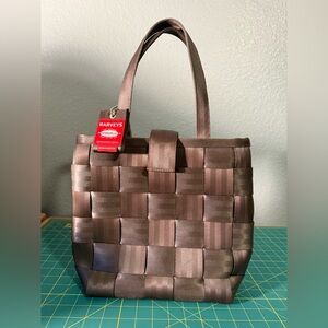 Harveys Tan Woven Tote medium brown